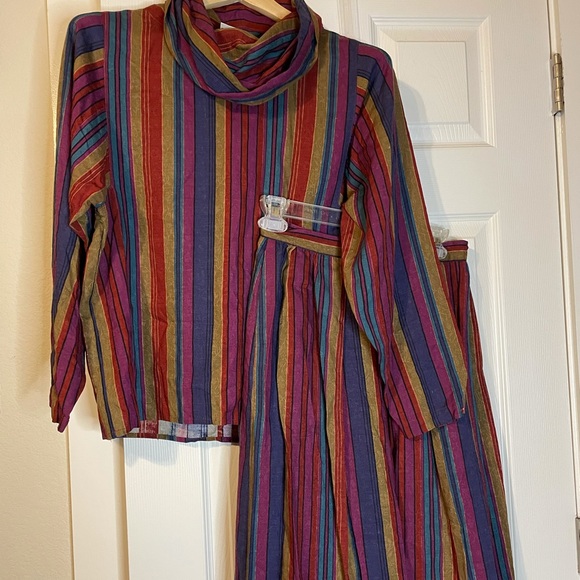Vintage Christian Dior 2 pc skirt & shirt sz 8 - Picture 1 of 14